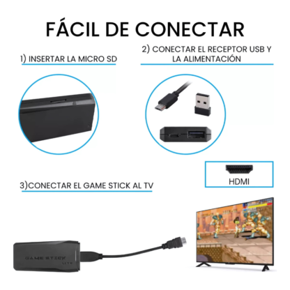 Game Stick 4K con 20.000 Juegos - Imagen 3