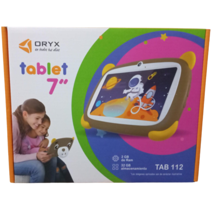 Tablet Oryx 7'' Infantil Con Funda 2gb 32gb