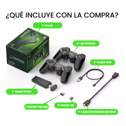 Game Stick 4K con 20.000 Juegos - Imagen 4