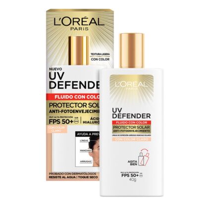 Loreal UV Defender Fluido - Tono Claro