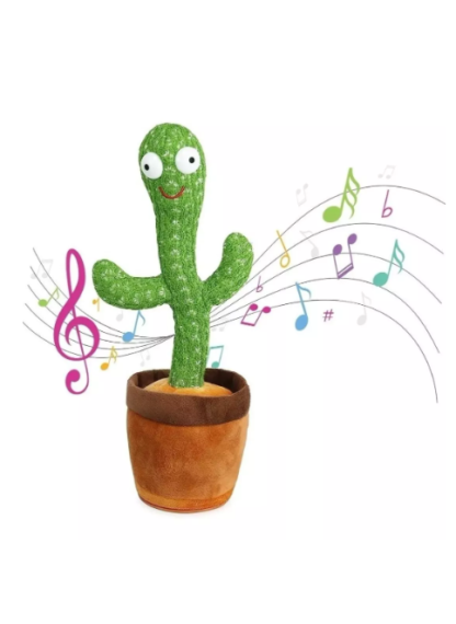 Juguete Cactus Bailarín Con Música y Voz